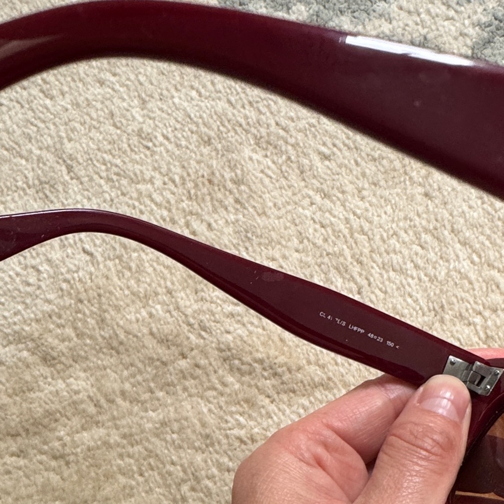 Celine Burgundy Sunglasses CL41079/s - Picture 6 of 11